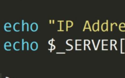How to display a visitors IP Address using php